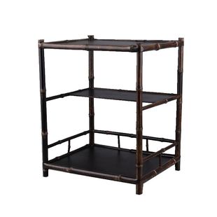 精品禅意 紫竹 复古桌面茶棚 多宝阁 中式紫砂壶茶具收纳 博古架