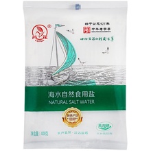 芦花海盐400g*6袋海水自然食用盐