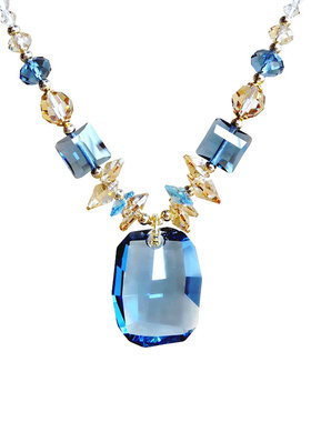 奥地利水晶项链锁骨链晚礼服奢华