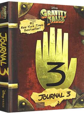 英文原版Gravity Falls: Journal 3怪诞小镇日志迪普日记3Alex Hirsch迪士尼解密日记精装收藏全彩漫画书籍怪诞小镇日志典藏版