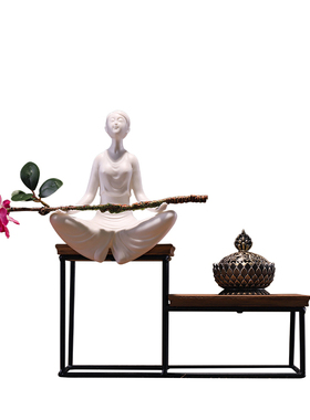 人物书房玄关桌面电视柜创意陶瓷