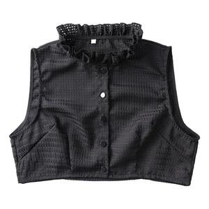百搭衬衫假衣领 女新品温柔淑女风荷叶边立领假领子冬季衬衣领女