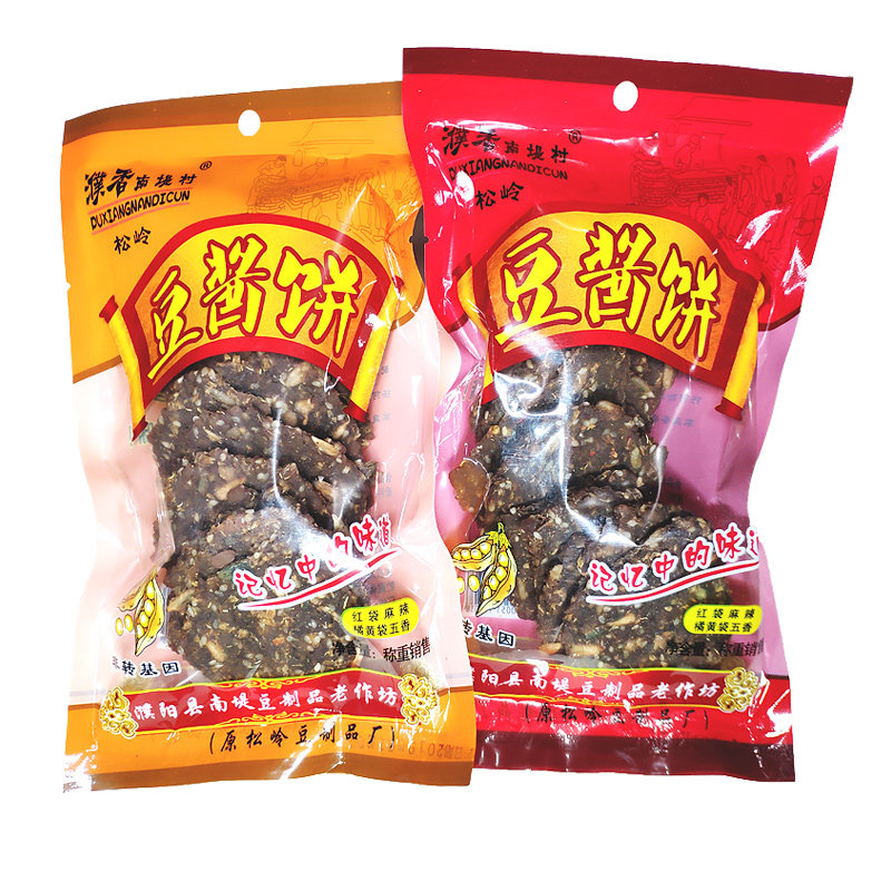 0豆酱饼非油炸窝窝五香麻辣濮阳