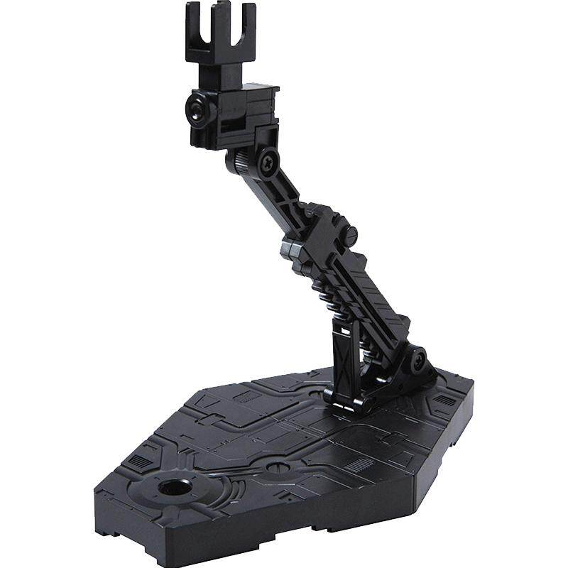万代 RG HG高达支架 1/144通用拼装模型 黑色 灰色 蓝透明 底座