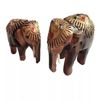 吉祥泰国雕刻四面佛小象工艺礼品