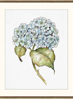 花卉背景墙卧室走廊手工抽象挂画
