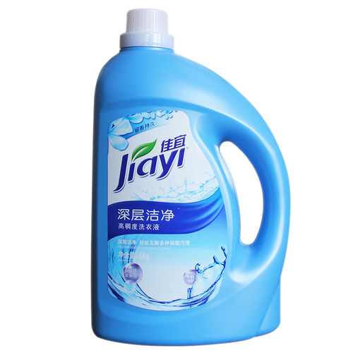 佳宜深层洁净洗衣液8斤瓶去污渍护色浓缩稠度留香机洗家庭装整箱