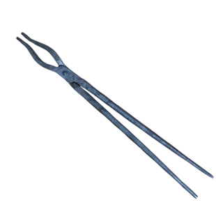 夹石墨坩埚钳圆口扁嘴广东钳铸造铁钳子熔铝化铜钳夹持钳手工夹钳