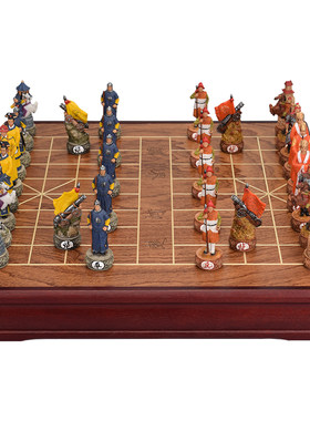 立体明清人物中国象棋御圣