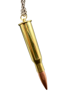 子弹壳挂件狙击纪念军恋情侣项链