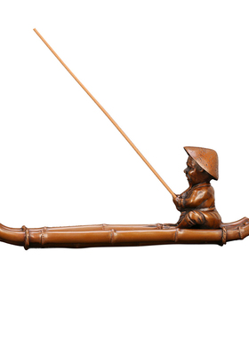 纯紫铜香插香炉檀香家居高档摆件