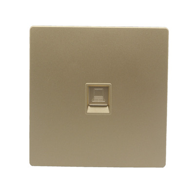 香槟色单口空白面板超六类墙壁