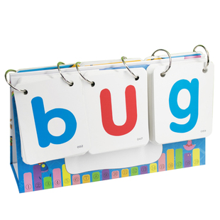 cvc英语自然拼读台历翻翻卡单词卡片phonics学前儿童儿童教师教具