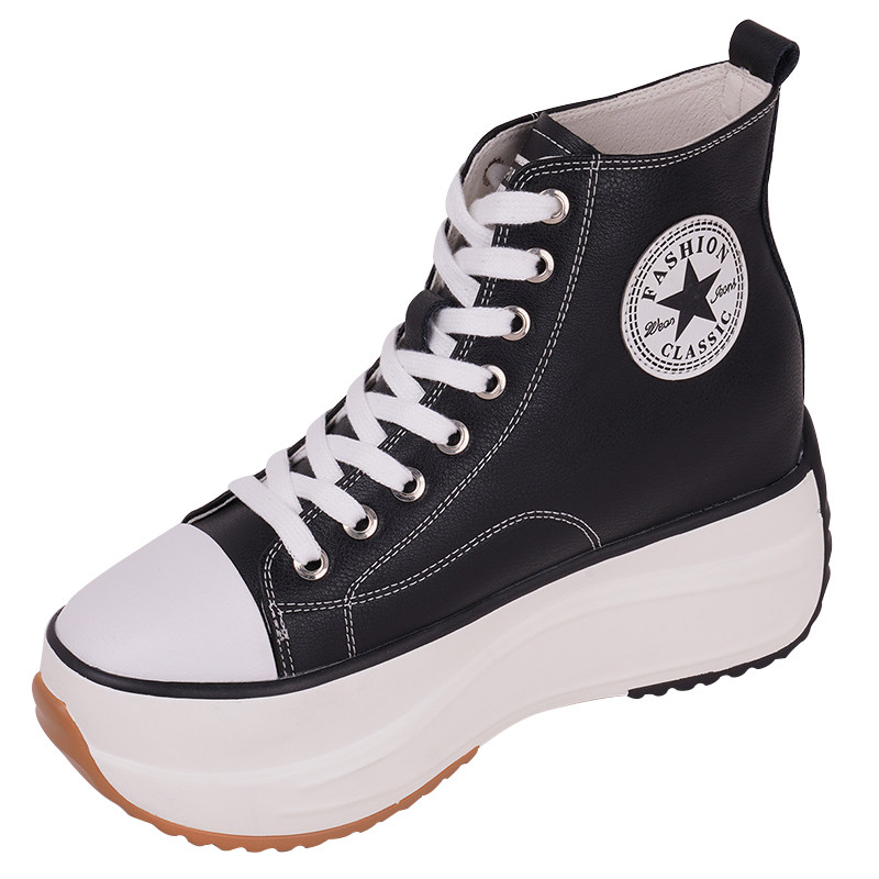 肖战张雨绮同款1970s高帮鞋女2025爆款jw联名厚底鞋内增高运动鞋