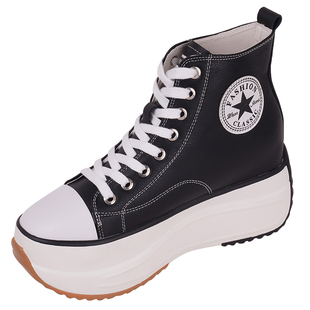 肖战张雨绮同款1970s高帮鞋女2025爆款jw联名厚底鞋内增高运动鞋