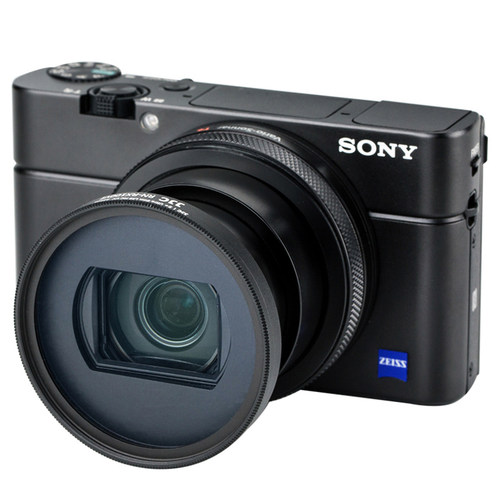 JJC适用索尼黑卡RX100M6 RX100M7滤镜转接环ZV-1M2 ZV-1相机配件