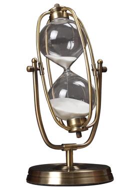 北欧风格金属计时器沙漏摆件