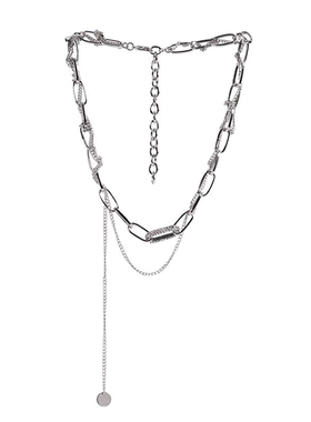 东大门街头风吊牌项链网红同款