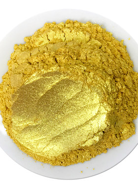 进口亮金粉24K黄金粉默克金佛像上色调墨不褪色好盖底包邮