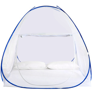 2025新款蒙古包蚊帐免安装儿童婴儿防摔家用卧室1米5无需支架纹帐