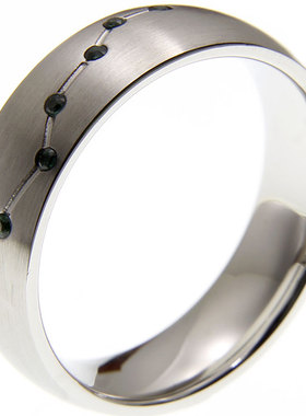 道家北斗七星元气阵法五行戒指