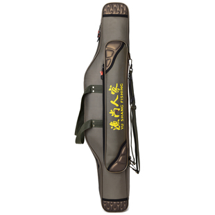 鱼竿包多功能大容量防水钓鱼包加厚海杆包新款大肚包免拆轮渔具包