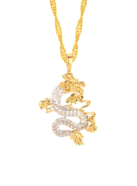 wildmood野生士多原创中国龙项链