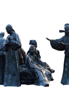 公园国粹戏曲文化定制落地摆件