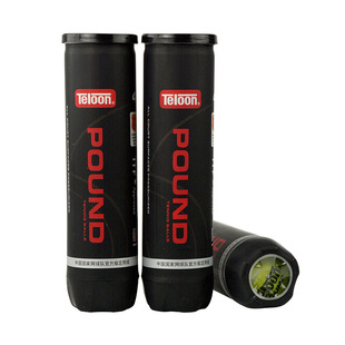 正品天龙网球Pound专业比赛用球Teloon成人训练罐装p4网球p3听装