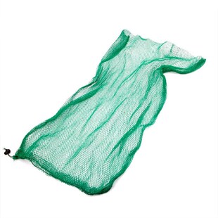 简易小网兜平底网袋小鱼兜带口圈钓鱼涂胶鱼护束口种子尼龙储物袋