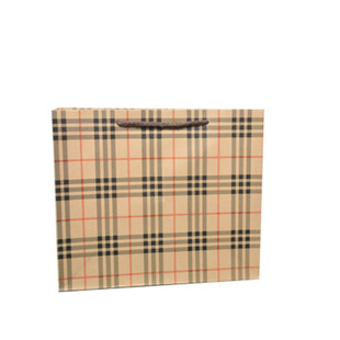 英伦风格子大羽绒服服装袋鞋袋香烟迷尔礼品袋牛皮纸袋饰品定做LG