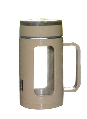 塑料外壳带茶漏耐热玻璃杯包邮