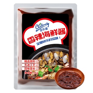 海鲜酱 商用1kg香辣海鲜大咖调料底料炒花甲扇贝鱿鱼大虾专用酱料