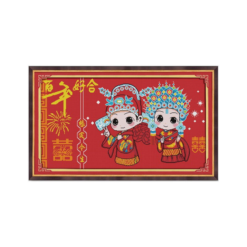十字绣2021新款线绣人物KS卡通