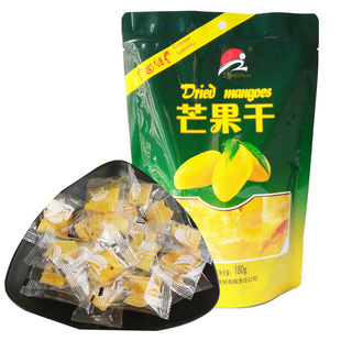 广西南宁特产士照芒果干180克大包装果干零食果脯独立包装