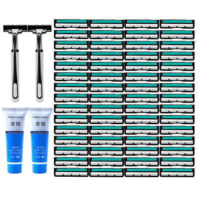 双层手动吉利洁男士胡子剃须刀