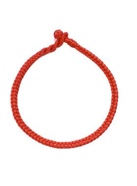 原创本命年情侣手工红绳