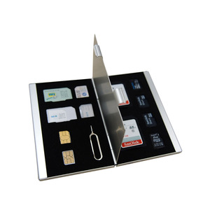 SD内存卡盒数码收纳包TF手机SIM整理包CF数码存储卡盒PSV游戏卡包