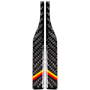 汽车后视镜防撞条碳纤维倒车反光镜防擦条防刮贴装饰车贴通用