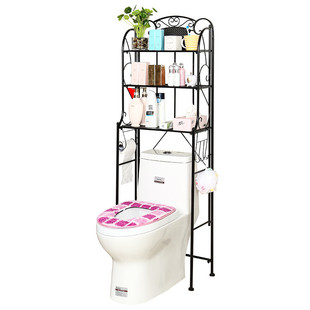 欧式马桶置物架卫生间用品落地式浴室厕所收纳架坐便器上方置物架