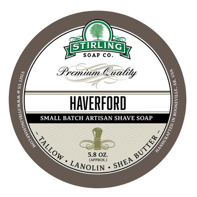 帝诗剃须皂 stirling soap haverford 烟草味男士剃须泡沫皂
