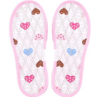 纯棉十字绣儿童鞋垫小孩专用防臭吸汗男款女款夏季薄款宝宝半码