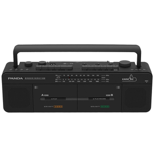 PANDA/熊猫 F-539大功率双卡录音机磁带英语教学用收录机复读机