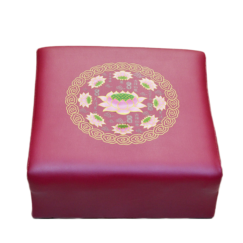 莲花拜垫拜凳拜家用跪垫禅垫打坐垫跪凳磕头拜凳打坐蒲团加厚海绵