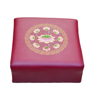 莲花拜垫拜凳拜家用跪垫禅垫打坐垫跪凳磕头拜凳打坐蒲团加厚海绵