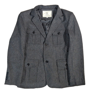 加厚人字纹羊毛呢西服套装粗花呢tweed 猎装三件套英式复古男西装