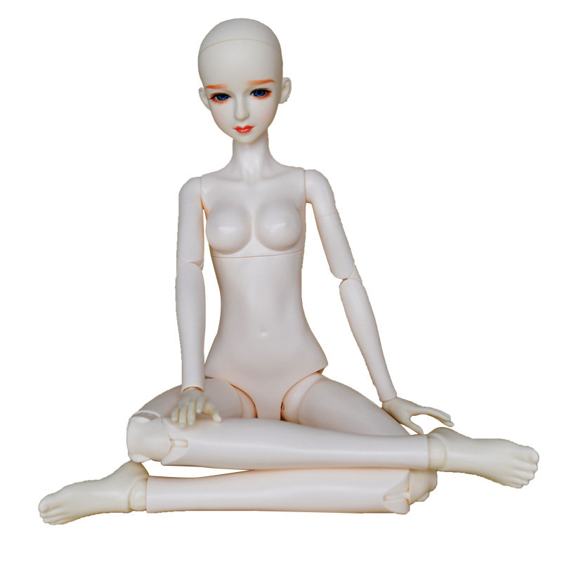 玩具60cm换装娃娃心怡3分doll 三分mjd机械关节素体非bjd可男可女