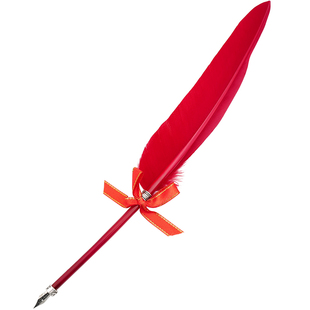 欧式复古羽毛笔手工金银粉墨水蘸水笔钢笔装生日礼物送女学生用