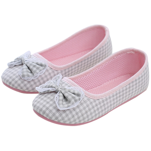 月子鞋夏季夏薄款软底包跟产妇鞋产后室内月子拖鞋春夏孕妇棉拖鞋