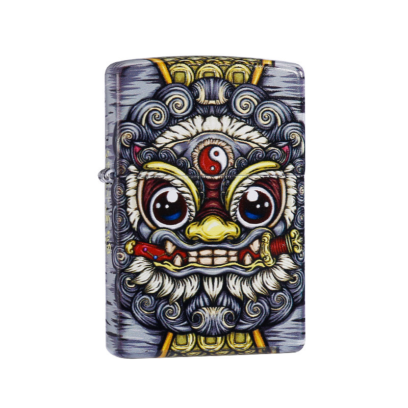 zippo哑漆国潮风礼品打火机